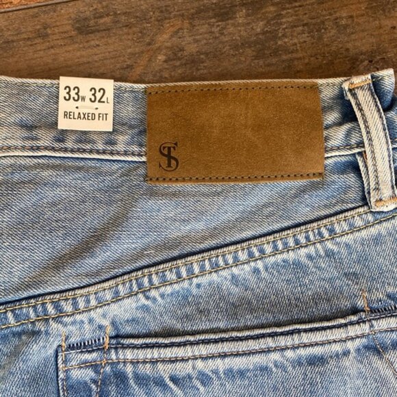 Todd Snyder Relaxed Indigo Fit Jeans Sz 32/32.  NWT - Picture 6 of 7